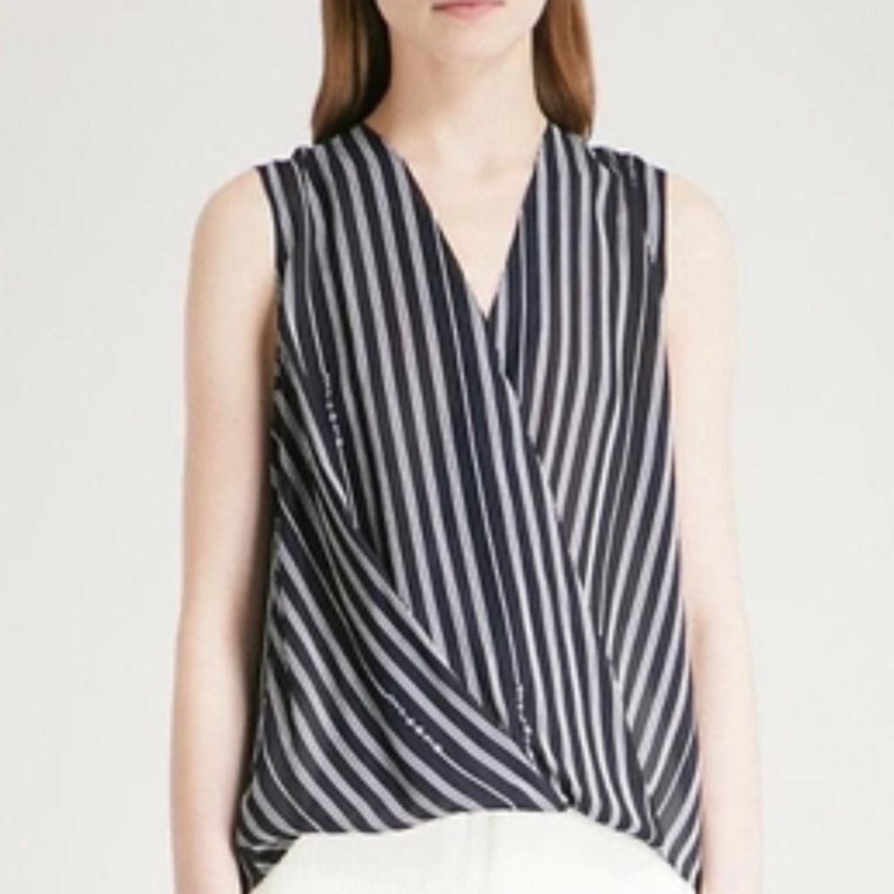 Rag & Bone Victor Sleeveless Silk Blouse - S